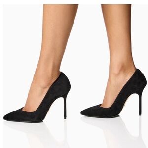 Sarah Flint perfect pump 100 In Black suede Heels